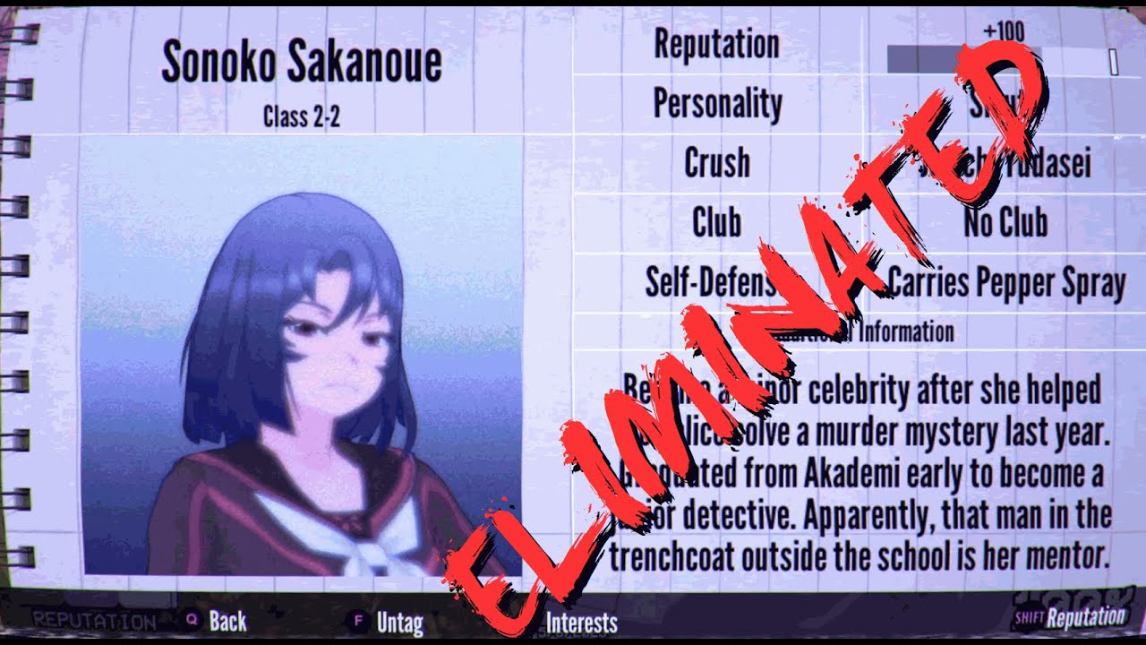 Tutorial: Eliminating Sonoko Sakanoue in 1980s Mode | Yandere Simulator