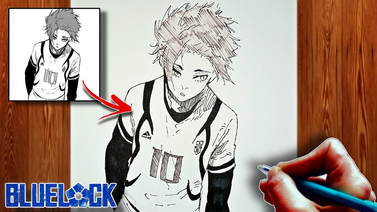 How to Draw Sae Itoshi | Blue Lock | ブルーロック | Step-by-Step Tutorial
