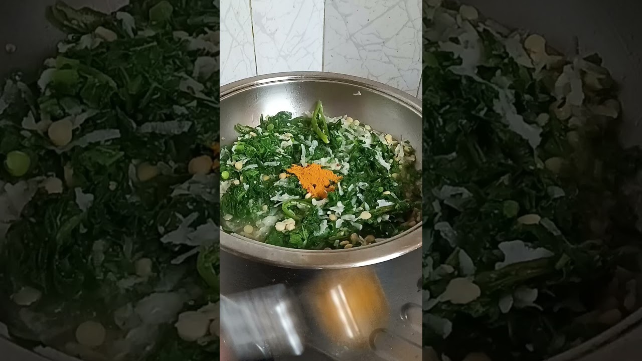 पौष्टिक अशी मुळीयाची भाजी....