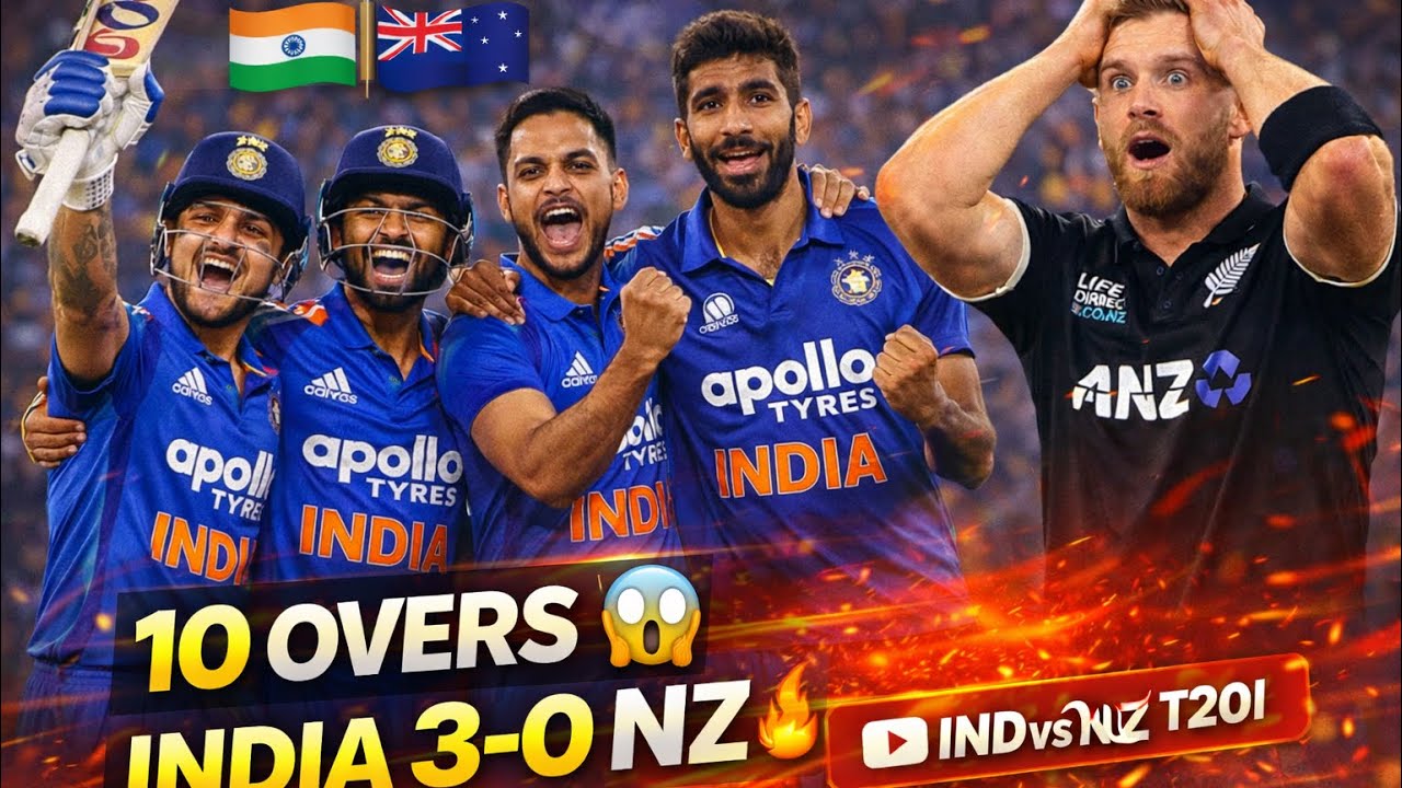 India WIN in 10 Overs! 😱 Abhishek–Ishan–SKY Carnage | IND vs NZ T20I 3-0 