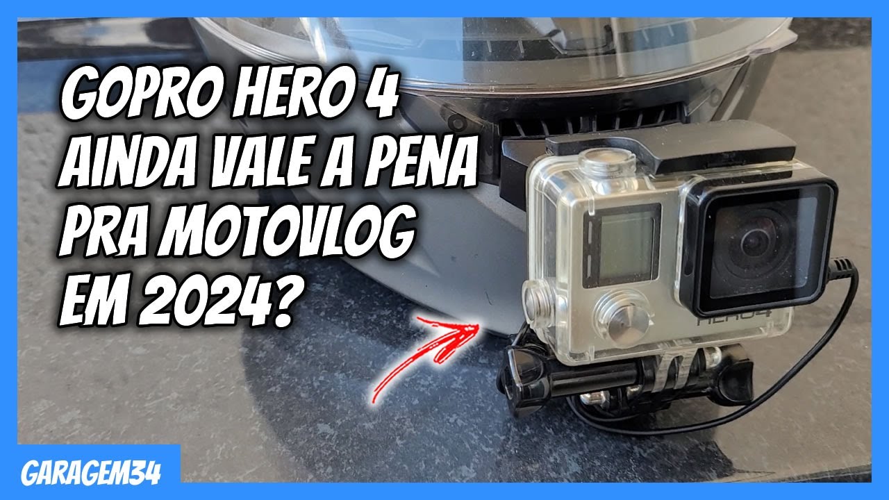 REVIEW COMPLETO DA GOPRO HERO 4 PARA MOTOVLOG EM 2024
