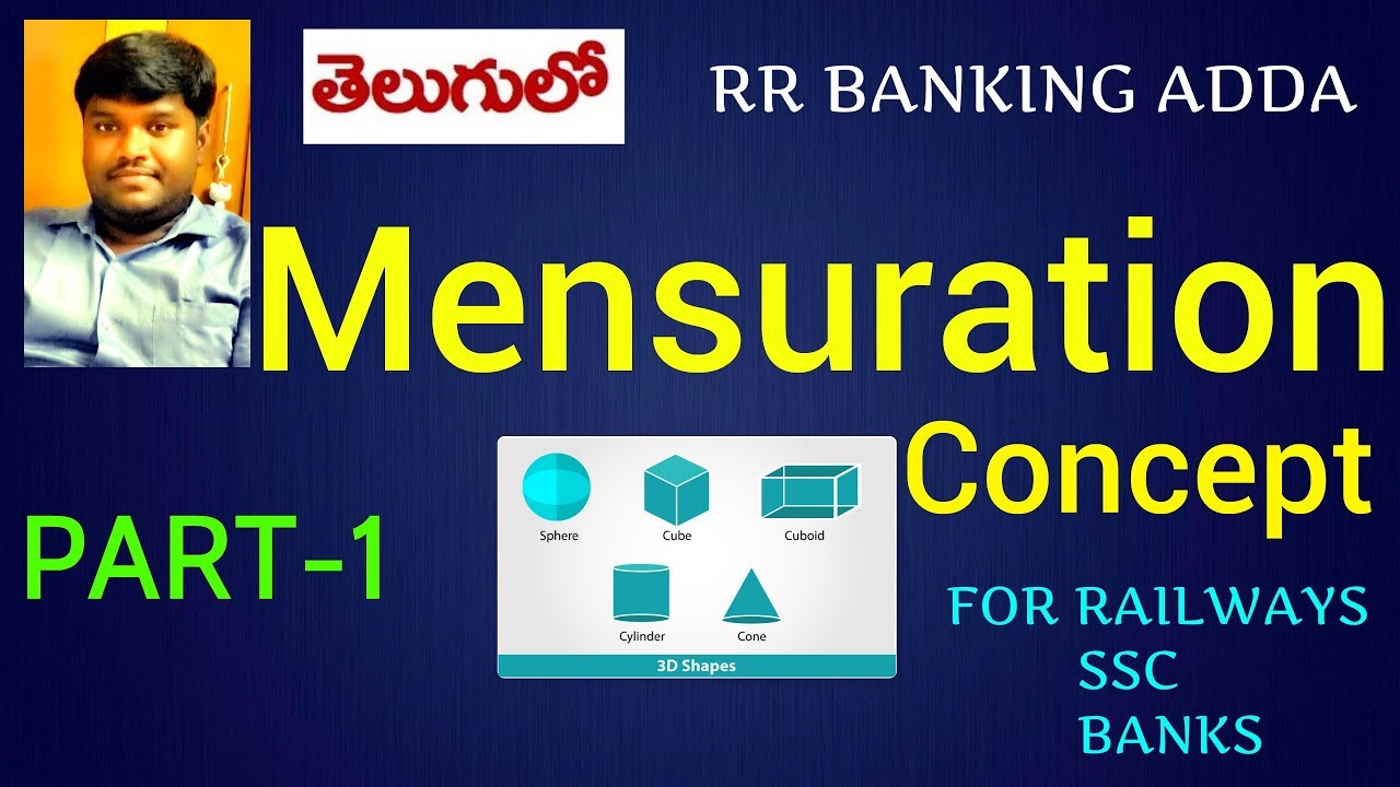 Mensuration Concept || Part 1 || SSC CGL | BANK PO | Police || RR BANKING ADDA