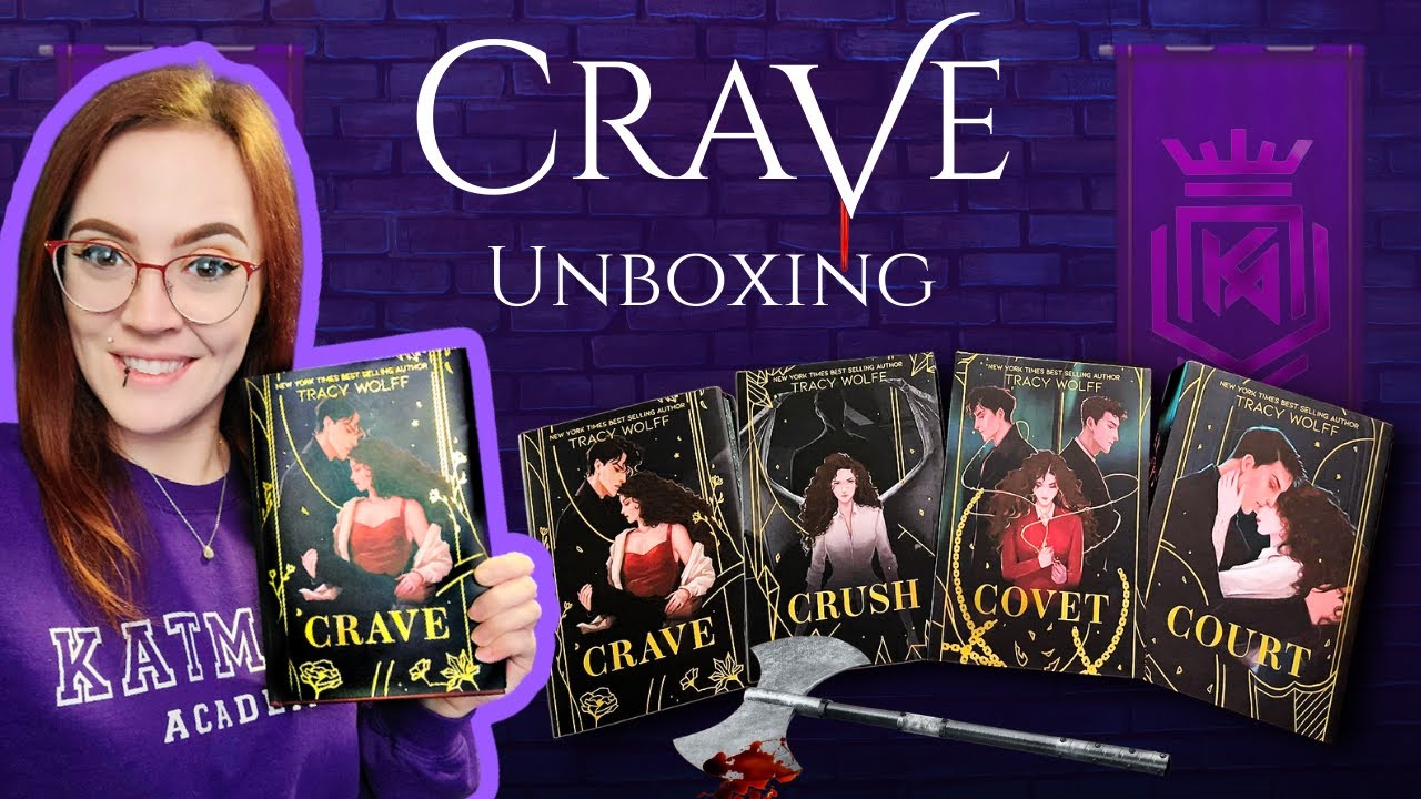 Crave Series Bookish Box Unboxing by Tracy Wolff - Crave the Book Podcast