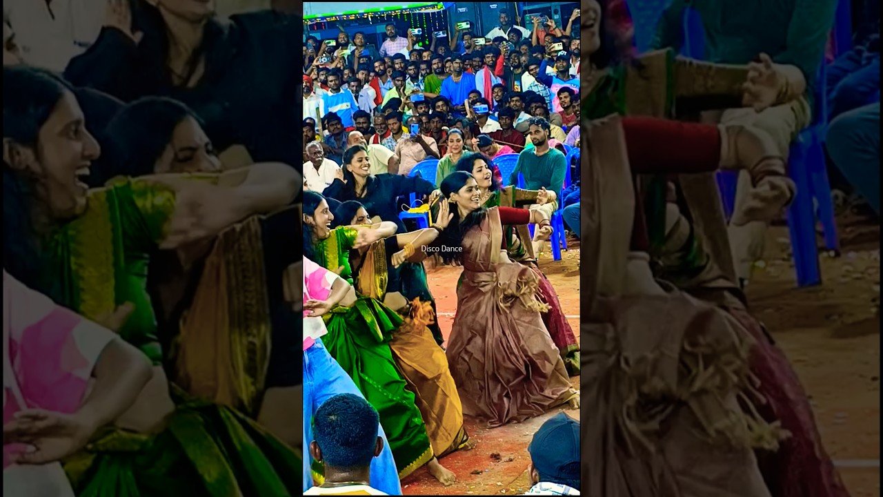 Insta queen Divya & Priya dance in village festival #kulasaidasaradance #dance #dance #disco