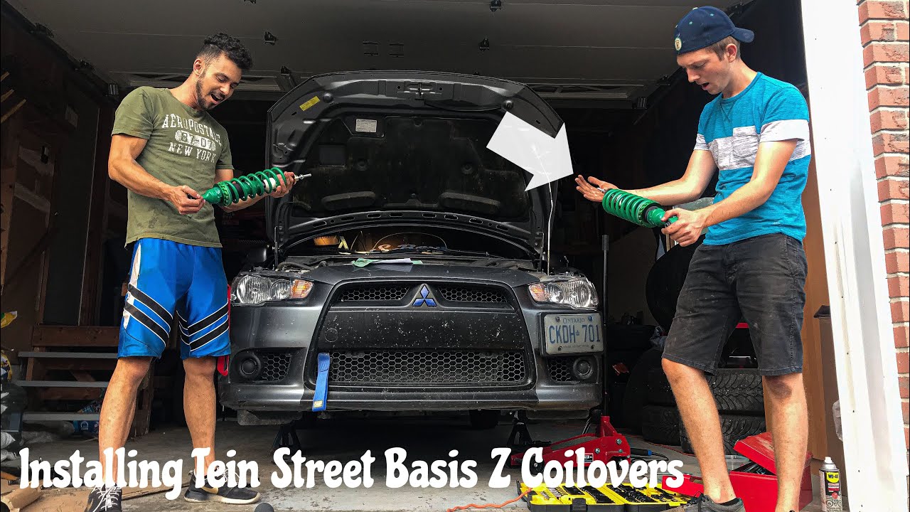 Installing Tein Street Basis Z Coilovers On Mitsubishi Lancer