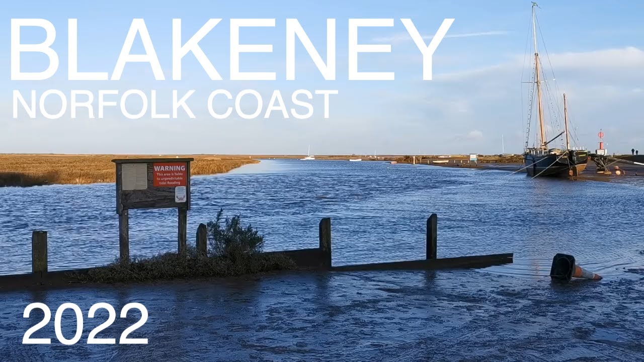 Blakeney Norfolk England Winter Dog Walk