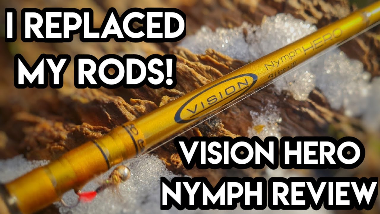 Обзор нахлыстового удилища Vision Hero Nymph 10' 3# — лучшее европейское нахлыстовое удилище для ...
