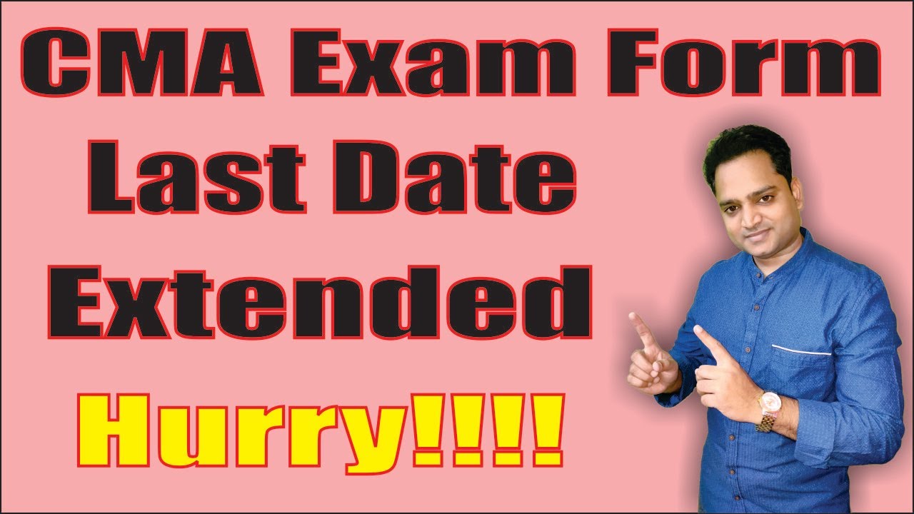 CMA Foundation Intermediate Final Examination Form June 2021 Last date Extended l EduTrix l
