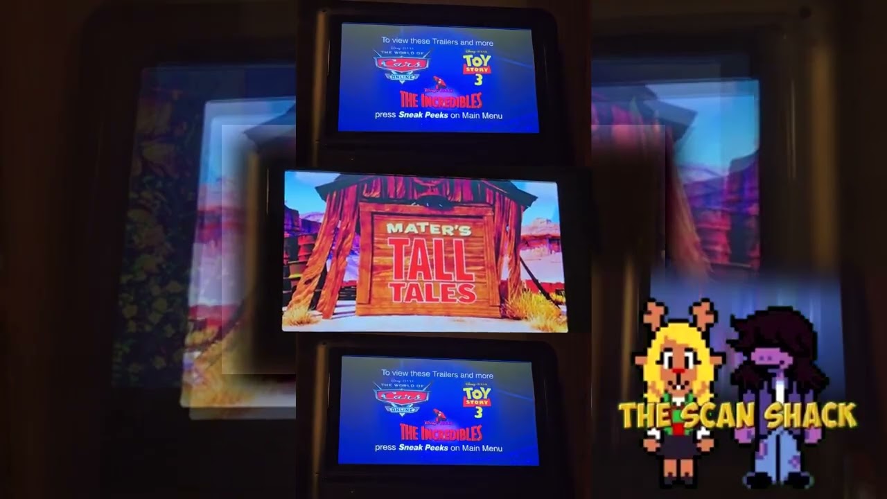 (YTPMV) Opening to Cars Toon Mater's Tall Tales 2010 DVD (Fast Play Option) Scan