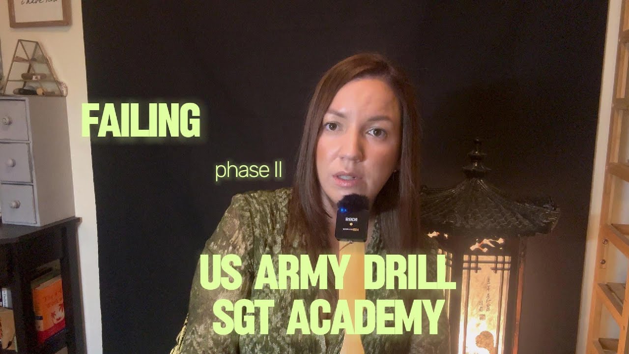 How Not to Fail US Army Drill Sergeant Academy