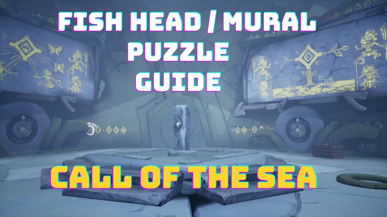 How to Solve the FISH HEAD/MURAL Puzzle!!!! - EASIEST SOLUTION! - Call of the Sea Guide