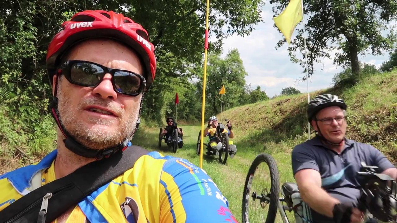 Mountainbike Handbike Über Stock und Stein  adViva Manfred Sauer Stiftung Tag 2