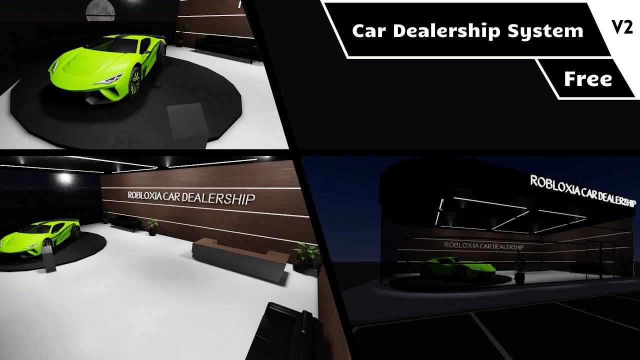 Roblox Car Dealership System V2 (Free)