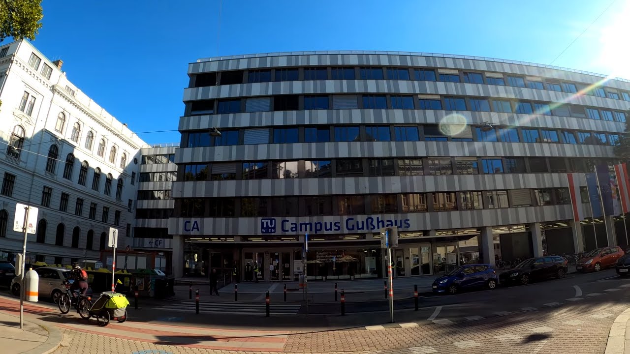 Four Campuses of TU Wien (Vienna University of Technology), Walking Tour | 4k