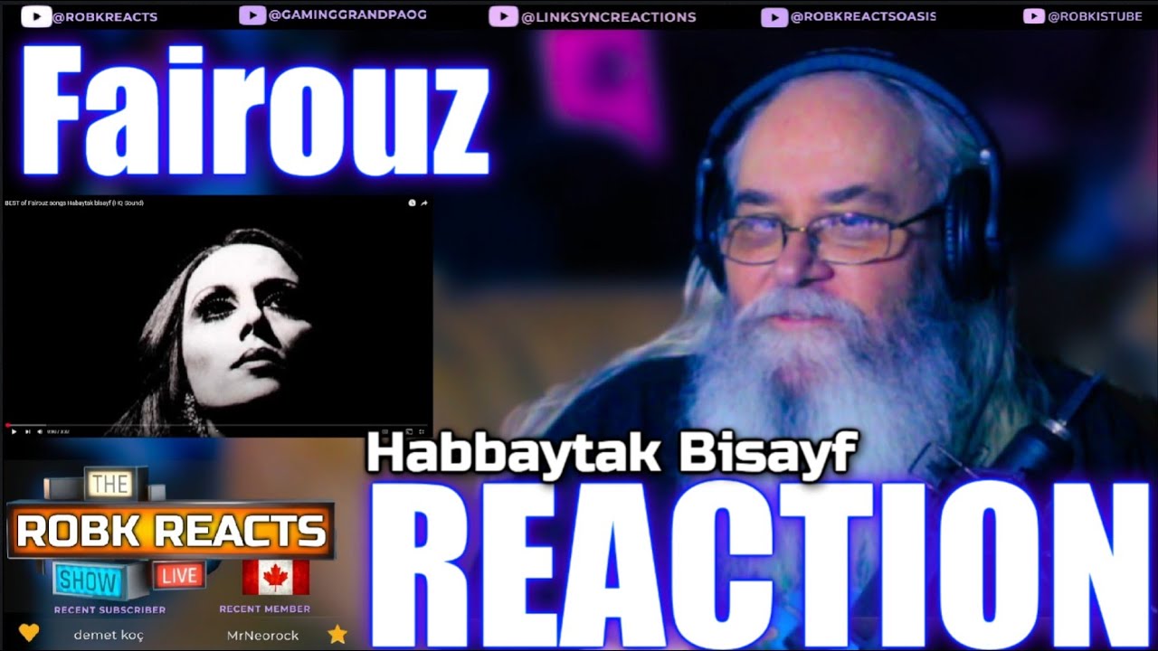 Emotional Fairouz Reaction!  Habbaytak Bisayf (HQ Sound) - Viewer Request!