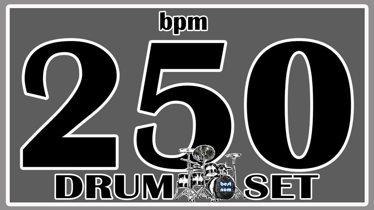 250 bpm ROCK DRUM SET