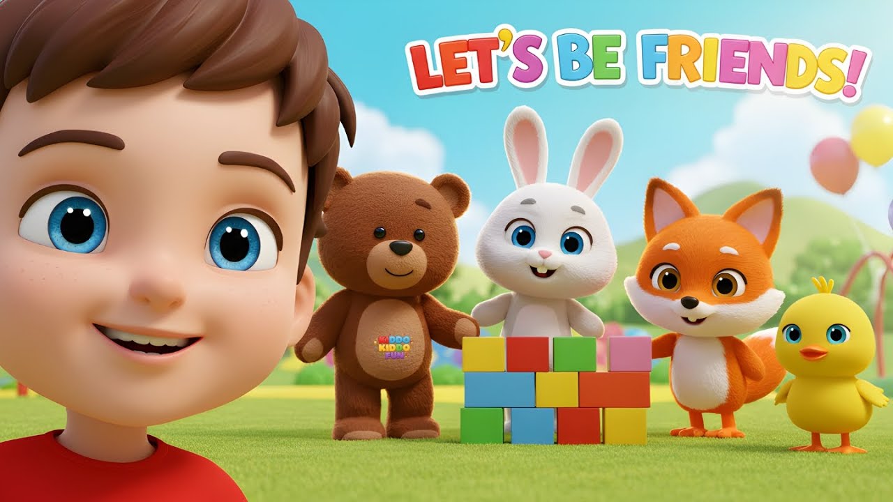 Best Friends Forever! | Toddler Friendship Song | Fun Kids Music & Learning Video