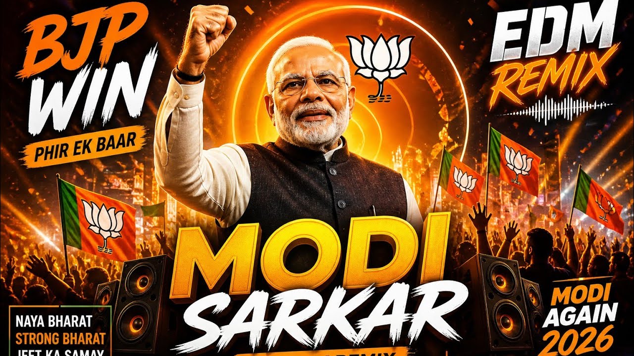 MODI SARKAR EDM REMIX 🔥 | BJP WIN SONG 2026 🚩 | Phir Ek Baar Modi Sarkar