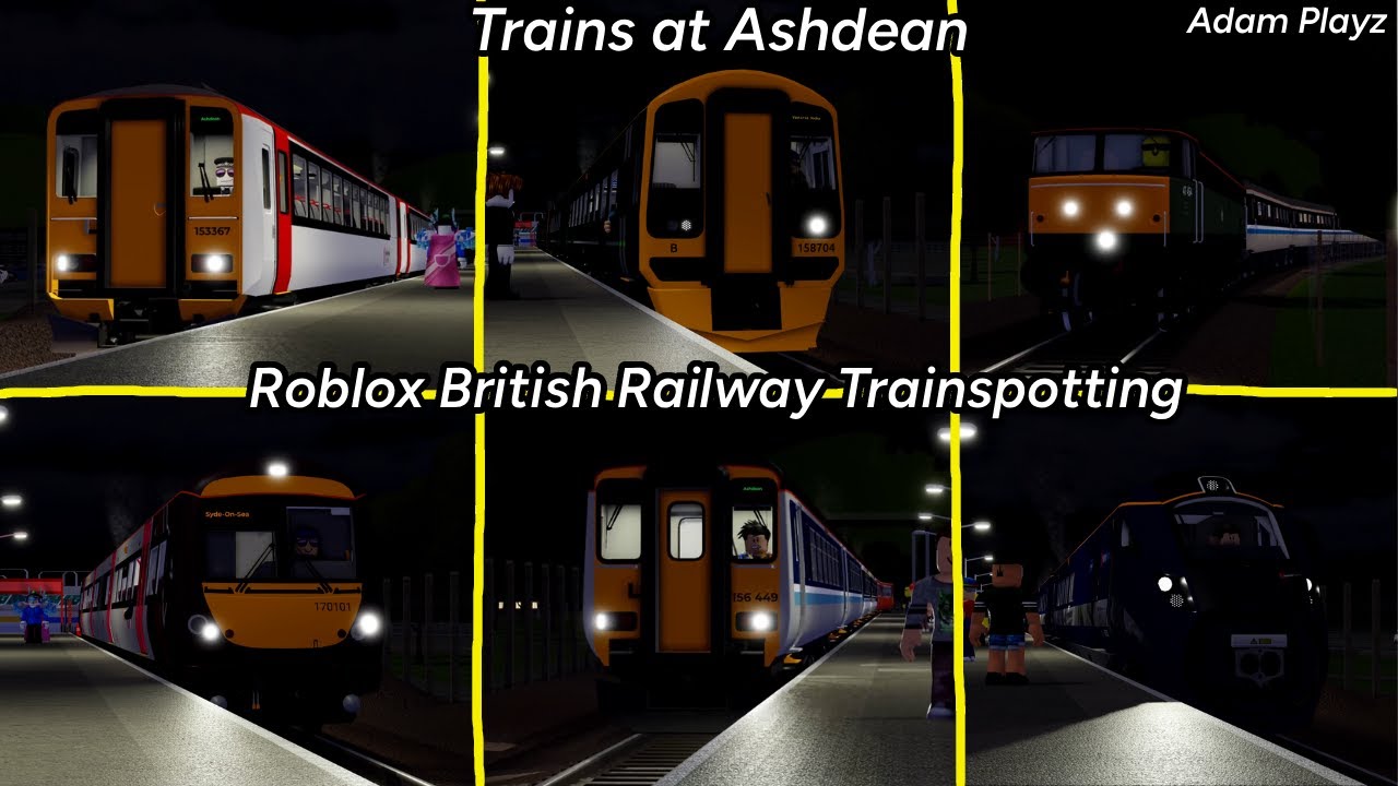Trains at Ashdean (Roblox British Railway Trainspotting (24/09/25)