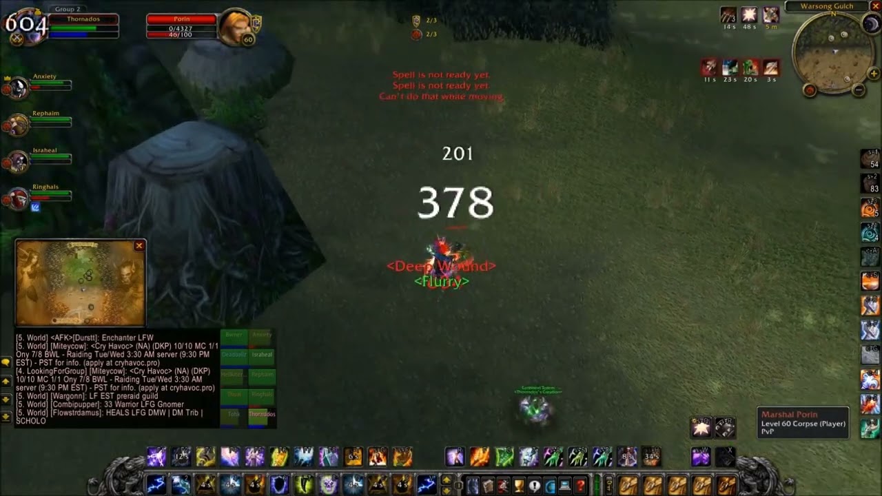 WoW Vanilla   Rank 14 Shaman PvP Thornados   YouTube 1080p