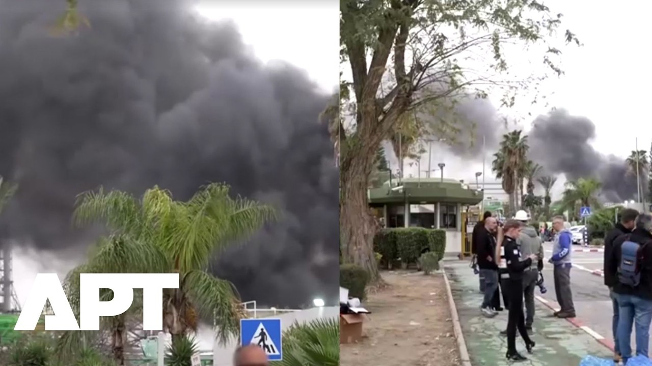 Smoke Billows From Makhteshim Plant After Iranian Missile Strike | APT