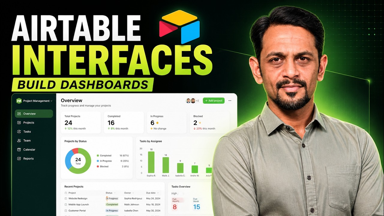 Как использовать интерфейсы Airtable