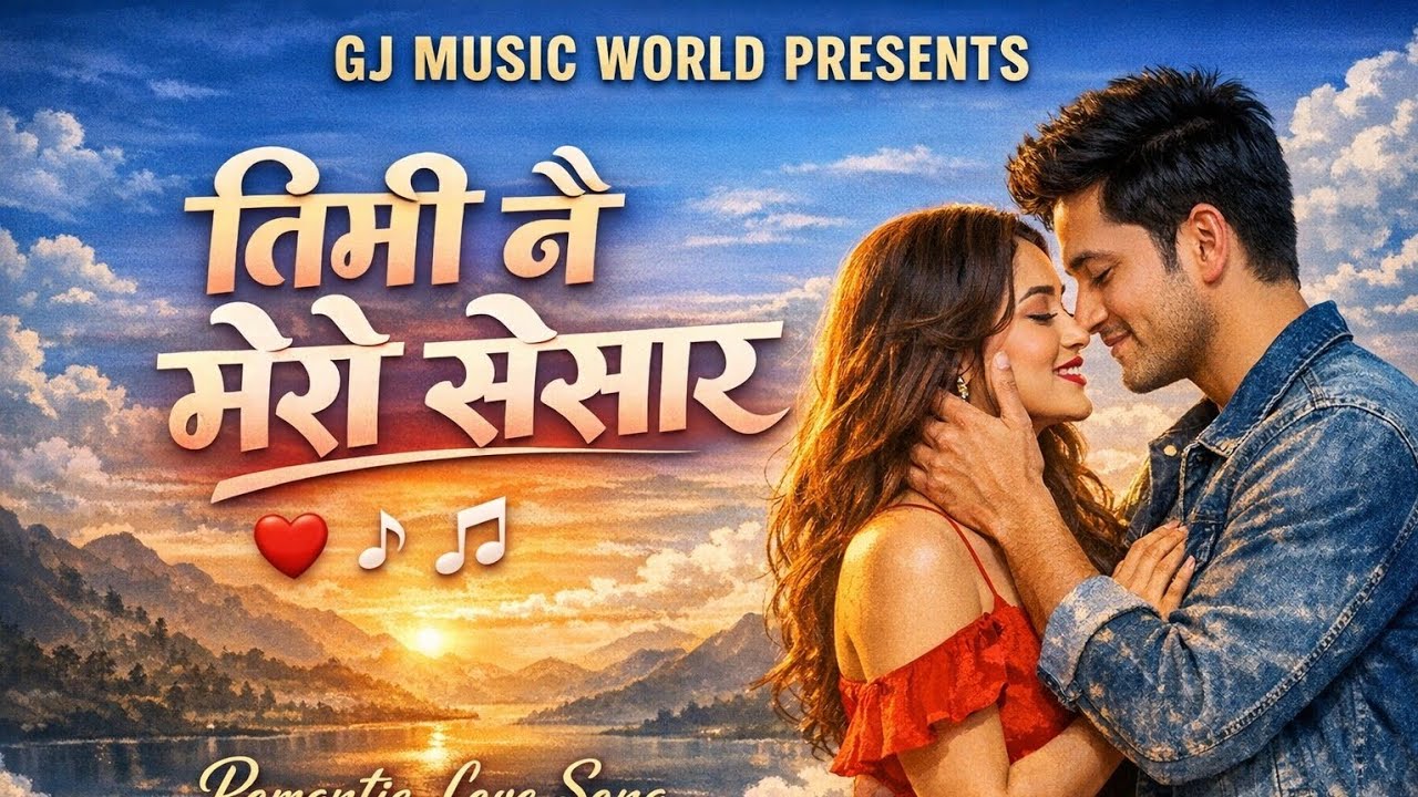 तिमी नै मेरो संसार ❤️ Nepali Romantic Song | Suno AI Music | GJ Music World