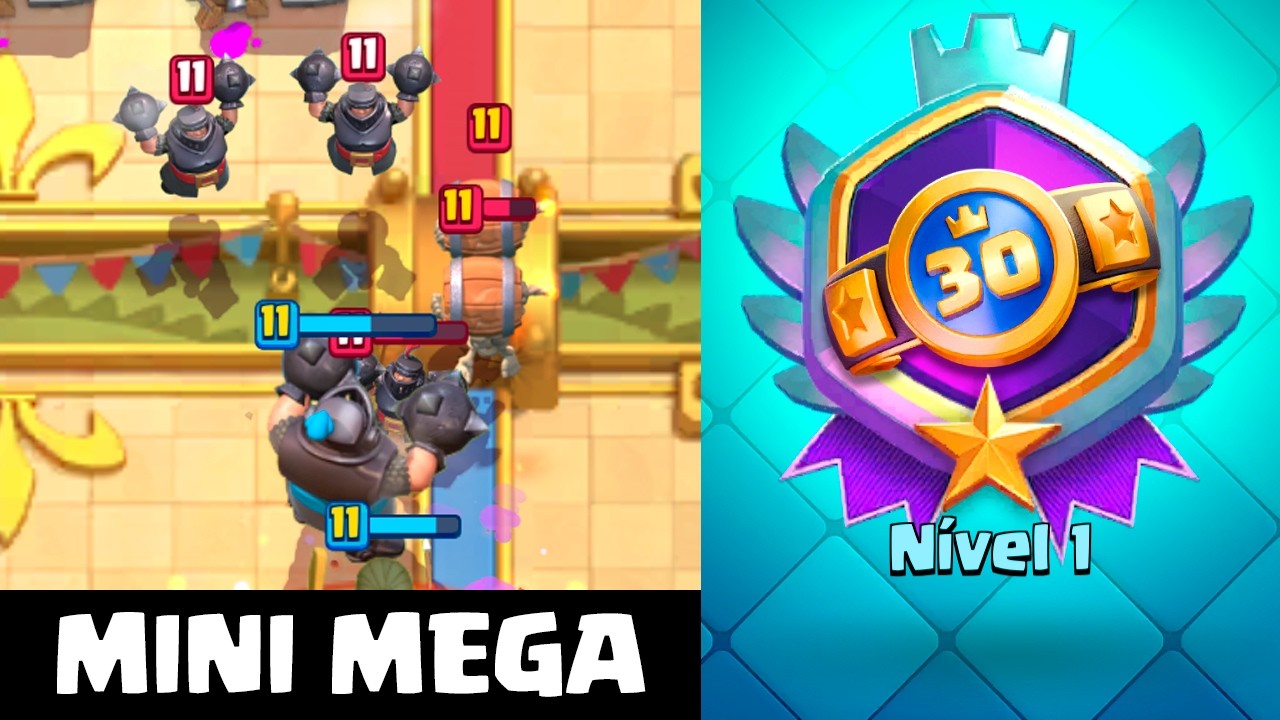 NOVO MINI MEGACAVALEIRO no C.A.O.S do CLASH ROYALE