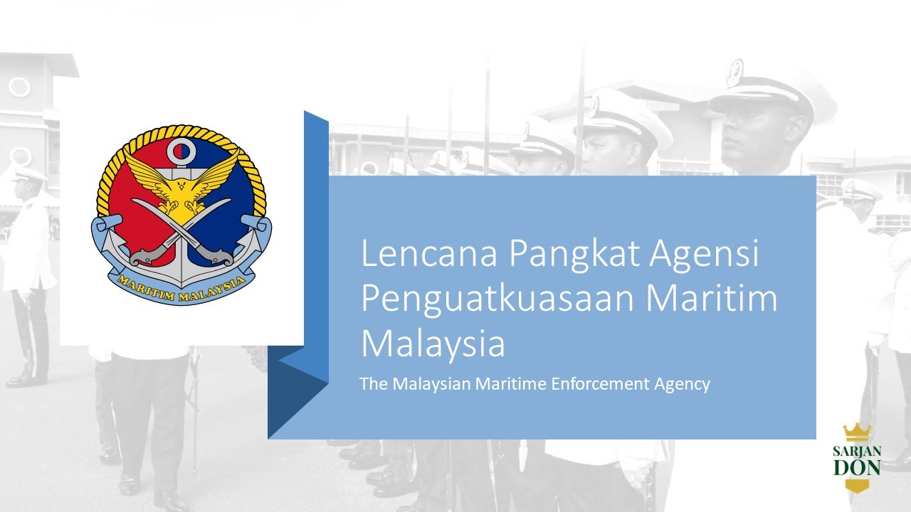 Lencana Pangkat Agensi Penguatkuasaan Maritim Malaysia (The Malaysian Maritime Enforcement Agency)