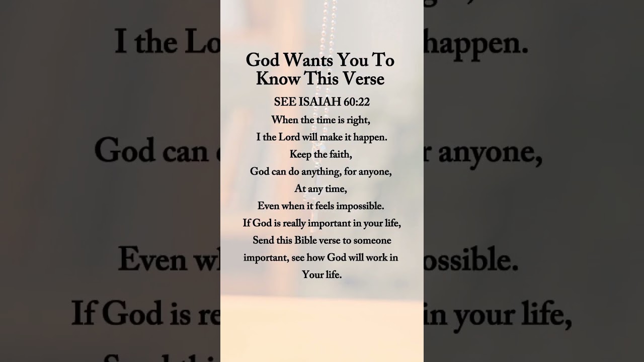 God wants you to know it #christianprayer #gospel #prayer #reflection #hope #faith
