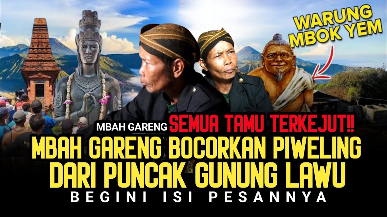 Kode GAIB Puncak Lawu Mulai Semburat!! Dawuh Yang Diterima Mbah Gareng Sungguh Mengerikan