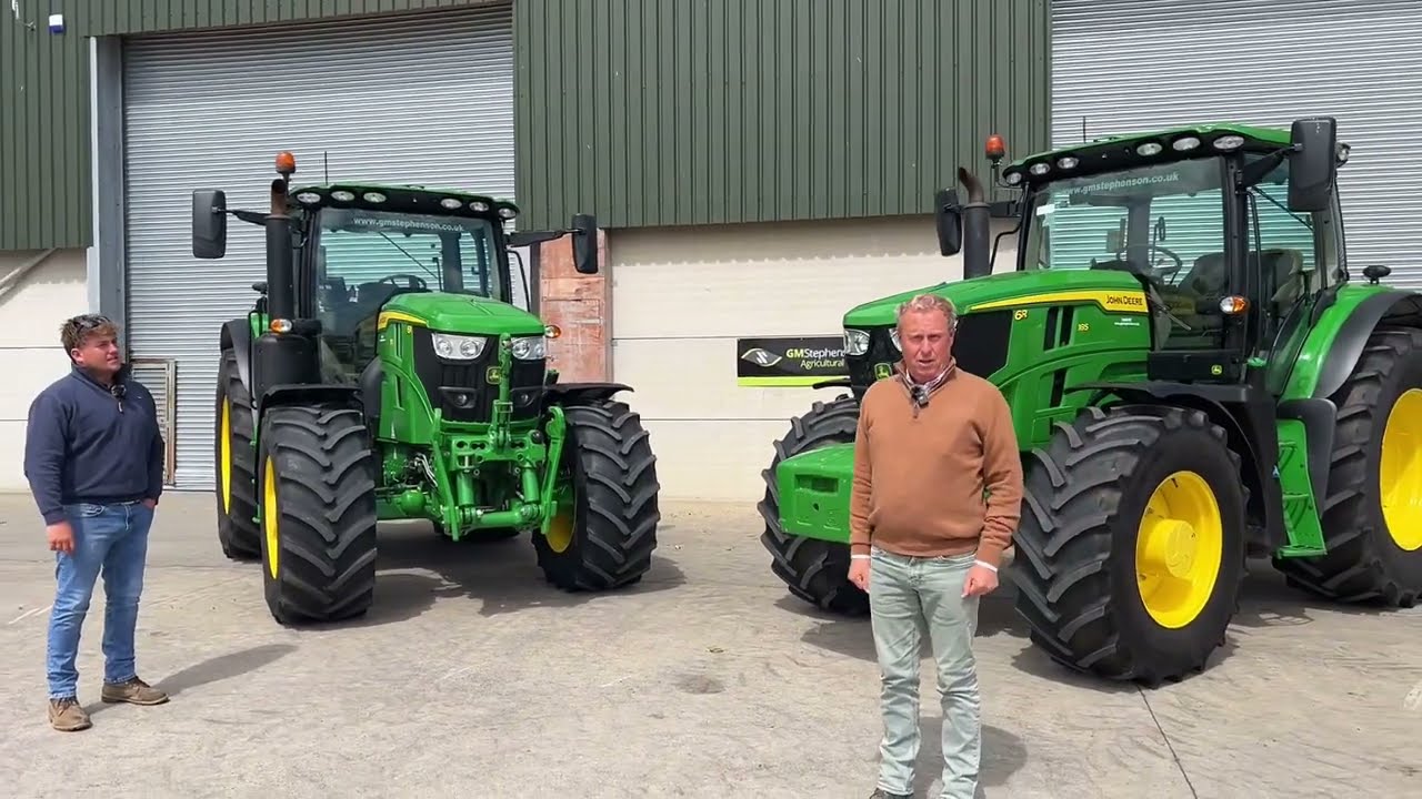 2 John Deere 6R 185&rsquo;s