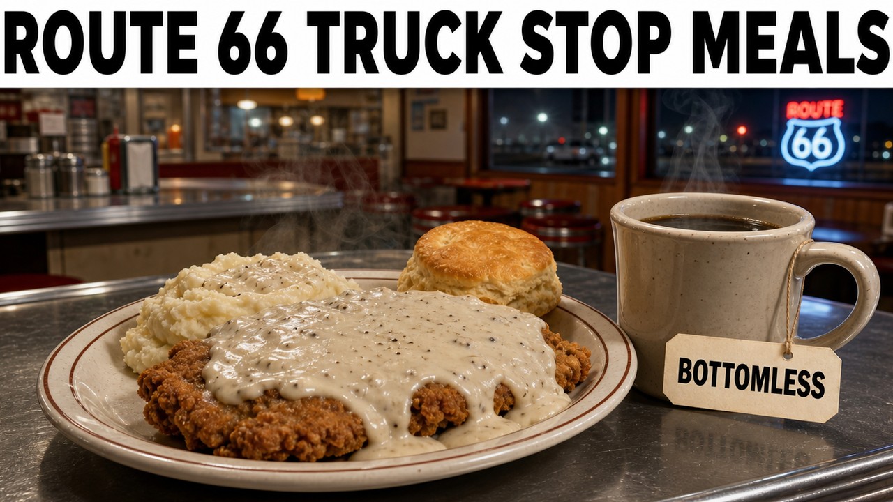 25 LONG LOST Route 66 Truck Stop Meals American Drivers Lived On Before Fast Food Took Over