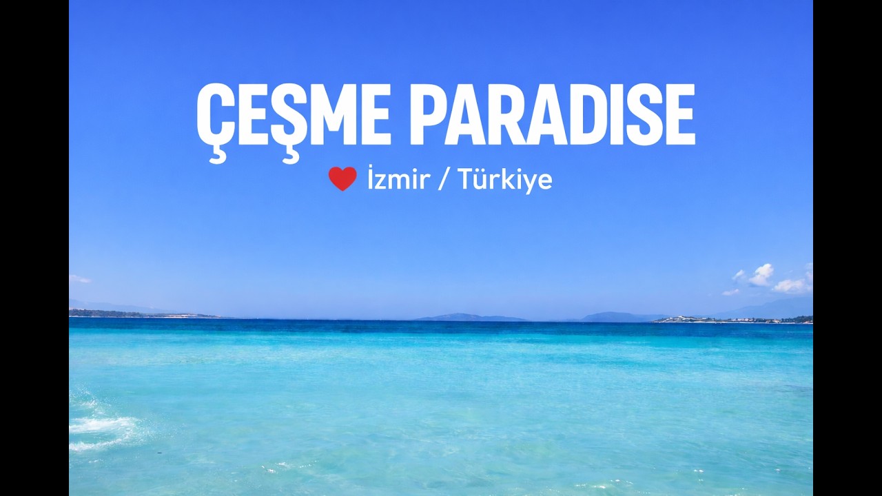 Çeşmə İzmir Türkiyə ❤️ | Alaçatıdan Kuşadasına  Səyahət