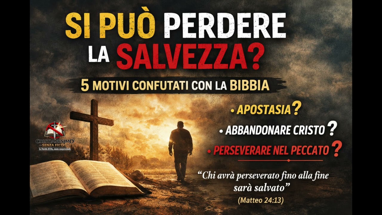 SI PUÒ PERDERE LA SALVEZZA? 5 MOTIVI CONFUTATI CON LA BIBBIA...#Cristianesimo #fede