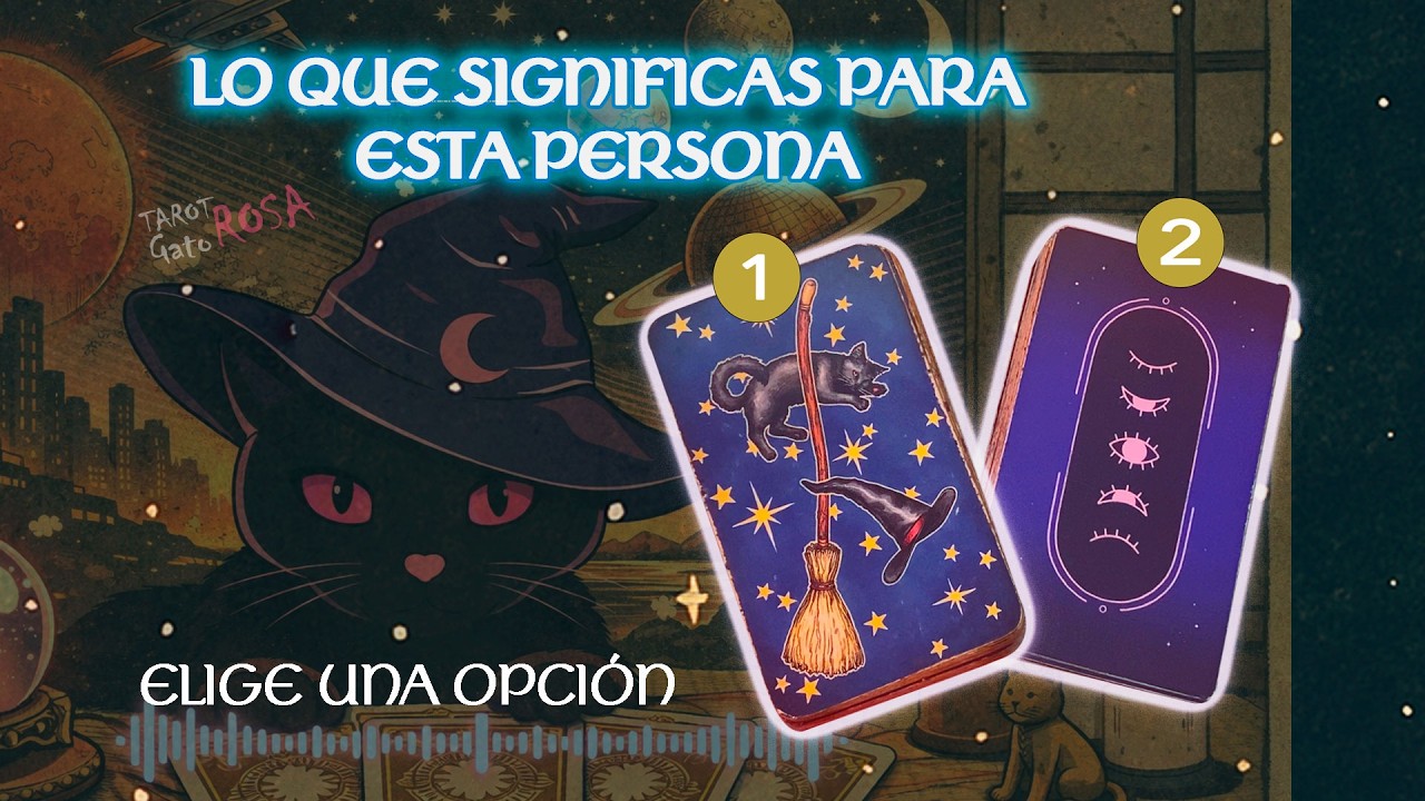 💫 LO QUE SIGNIFICAS PARA ESTA PERSONA 🌹 | Elige una carta lectura del tarot amor