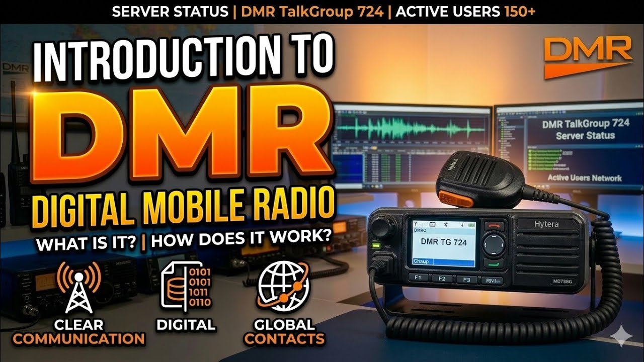 Что такое DMR? Объяснение принципа работы цифровой мобильной радиосвязи.