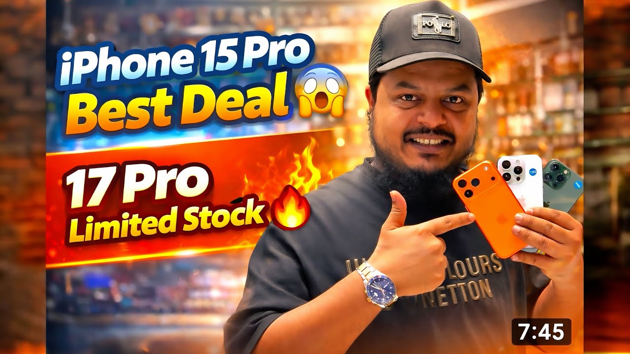 iPhone 15 Pro Second Hand Dubai 🔥 Best Prices | iPhone 17 Pro Limited Stock 😱