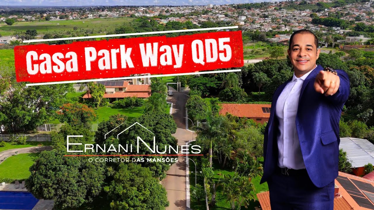 Mansão Park Way QD 5 - 4 Suítes - Academia - 2.500 Mt - Piscina com borda Infinita R$ 5.500.000