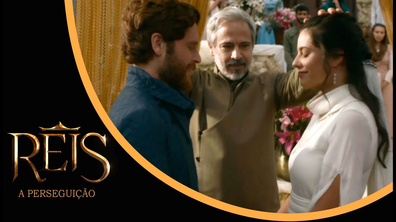 Novela Reis: Davi e Mical se casam