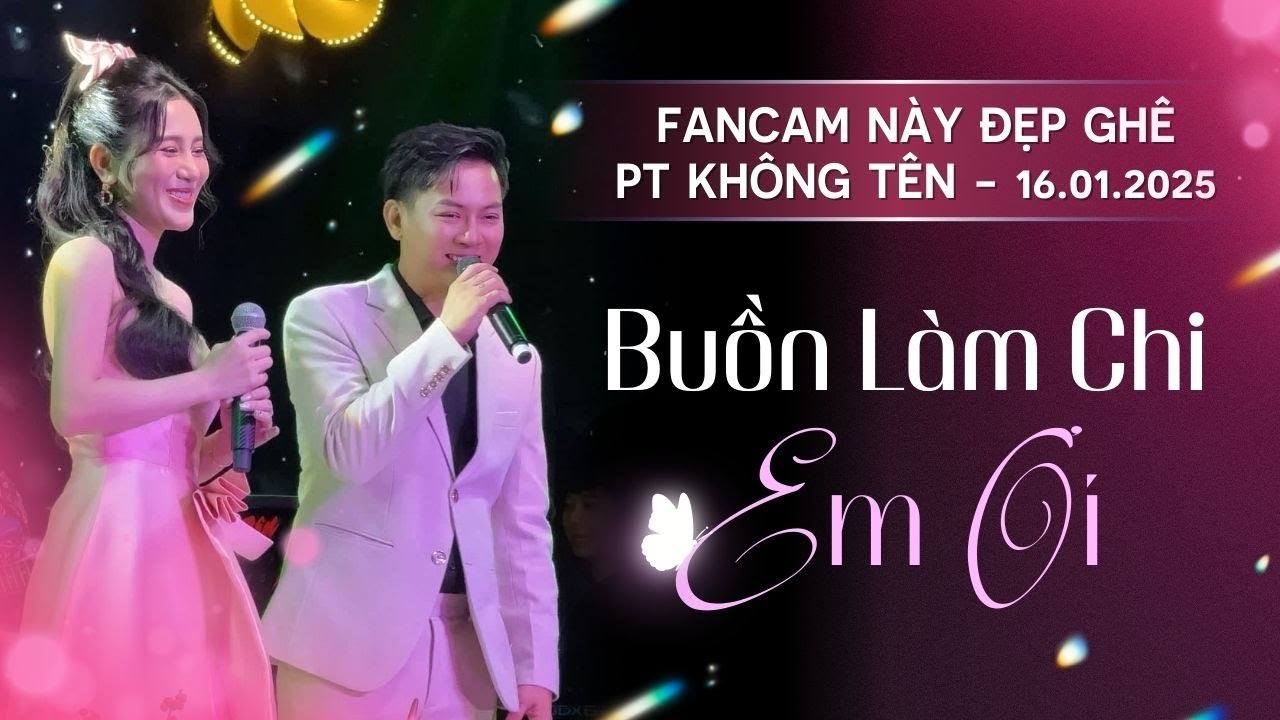 [FANCAM] BUỒN LÀM CHI EM ƠI - HOÀI LÂM & TỐ MY - PHÒNG TRÀ KHÔNG TÊN [16.01.2025]