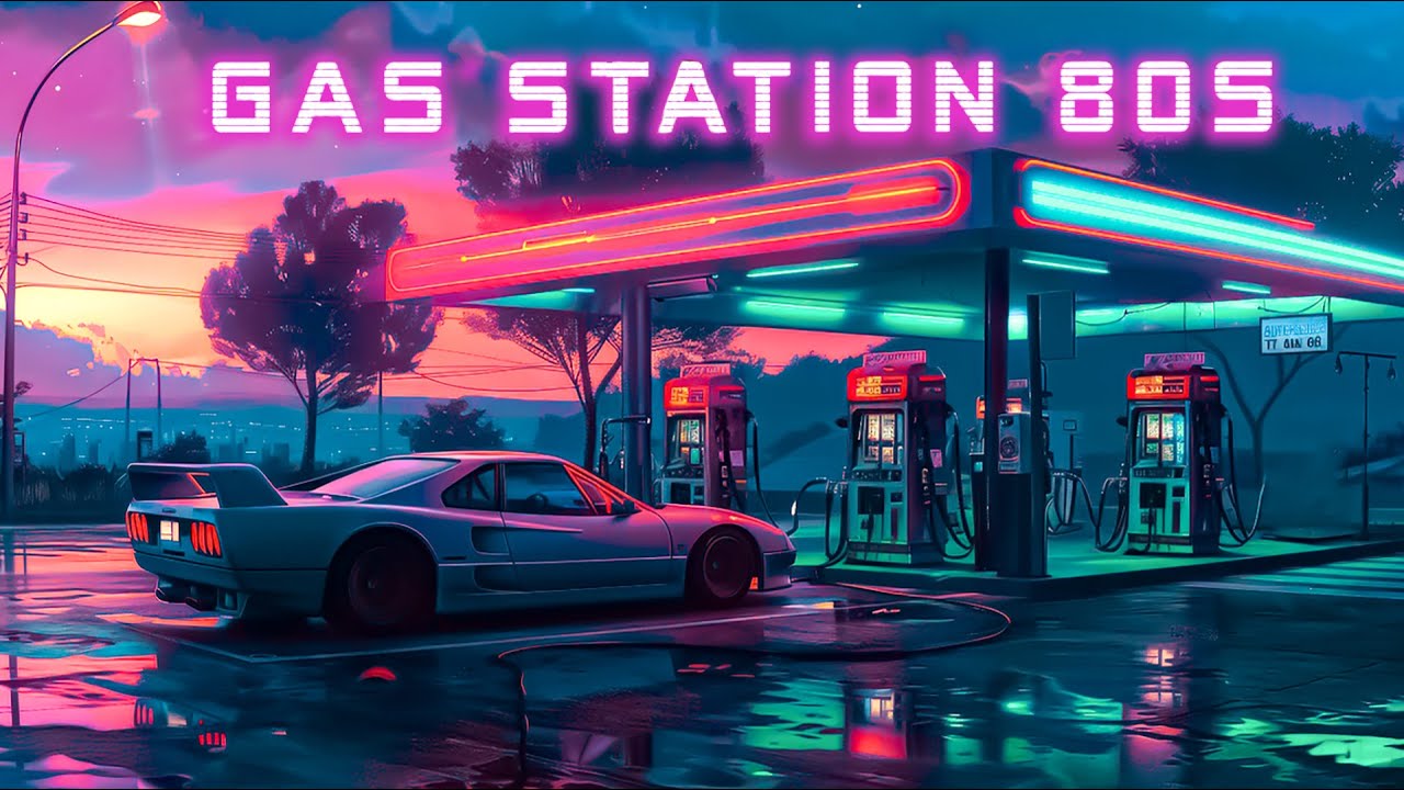Gas Station 80s ⛽ Synthwave Retrowave Chillwave Drive SuperWave ⛽Nostalgic Synthwave