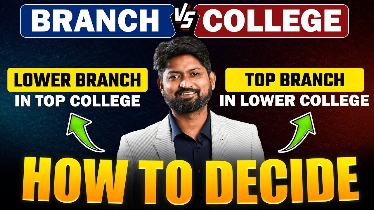 Branch Vs College - How to Decide | Engineering Admission Counseling | #mhtcet2026 