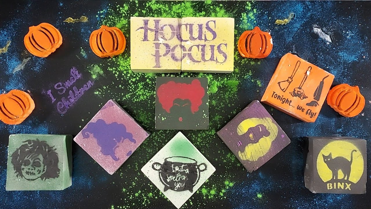 Disney's Hocus Pocus Chalk Crushing ASMR 🕯️ | Spooky Season Satisfying Sounds for Sleep & Relaxation