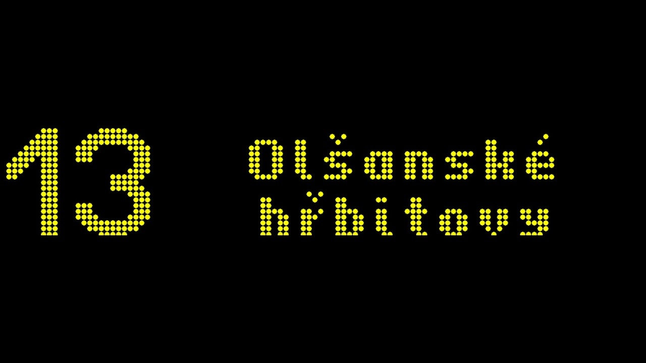 (Audio Hlášení) Linka 13 Čechovo Náměstí - Olšanské Hřbitovy