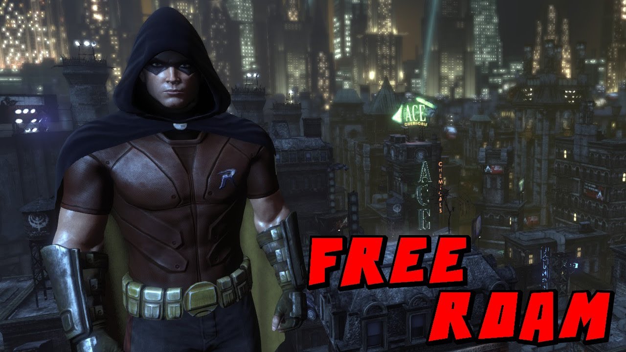Batman Arkham City Robin Free Roam Mod