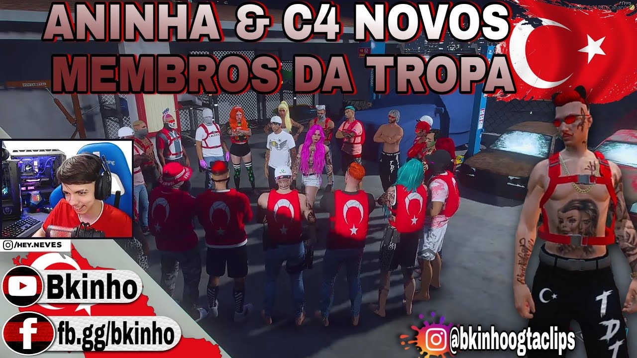 Bkinho CLIPS | ANINHA E C4 ENTRA PRA FAM&Iacute;LIA &bull; GTA RP CIDADE HYPE