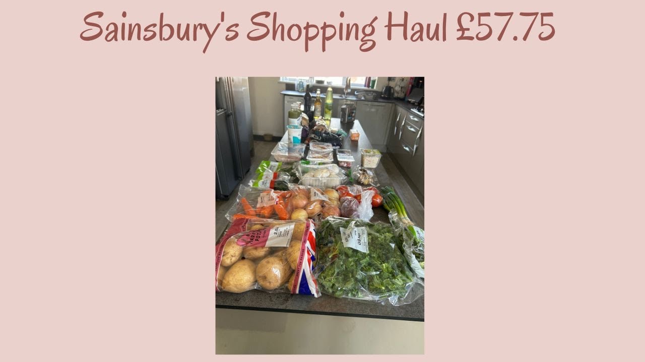 Sainsbury's Shopping Haul 30th March 2023