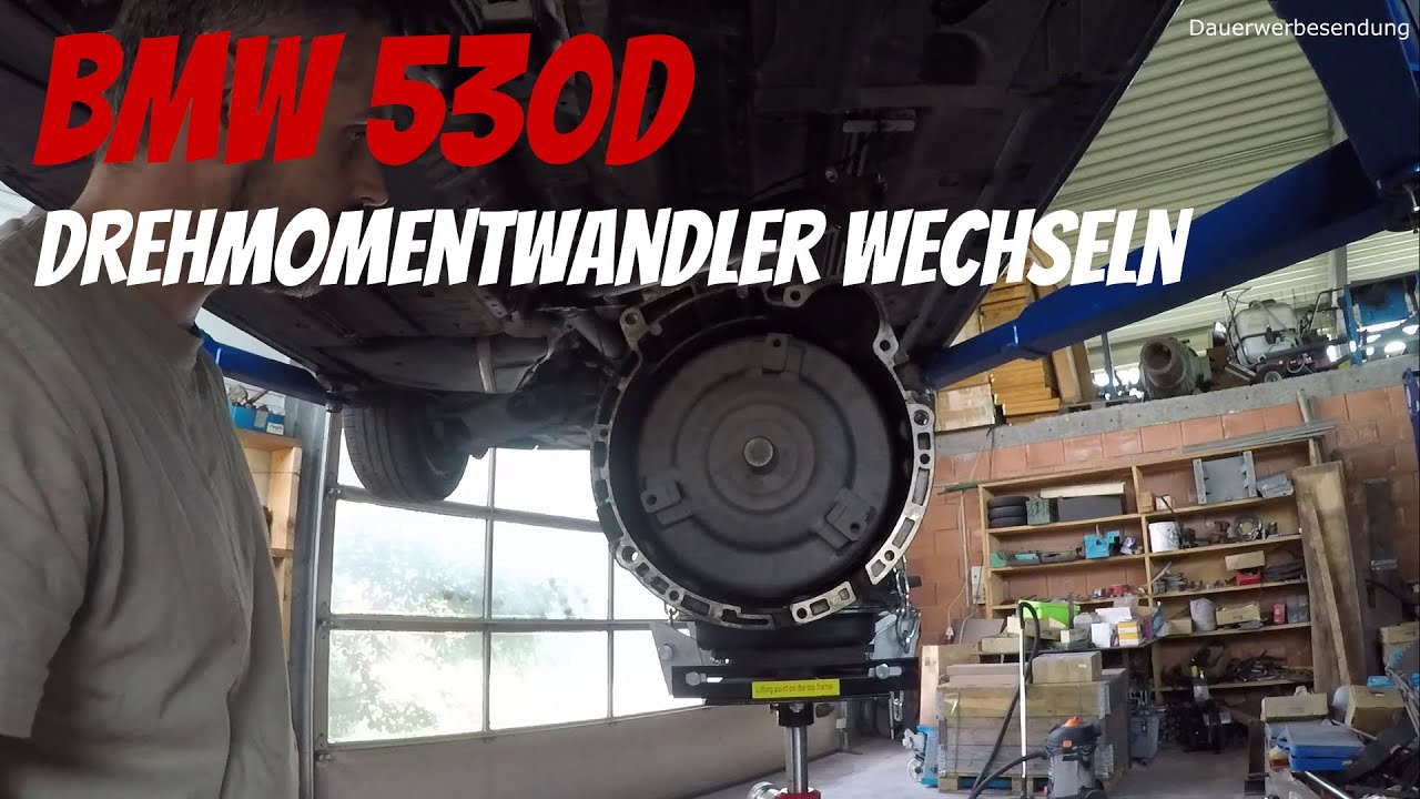 BMW E39 530d - 🔧 Drehmomentwandler wechseln (Teil 2)  II  Changing the Torque Converter (Part 2) 🔧
