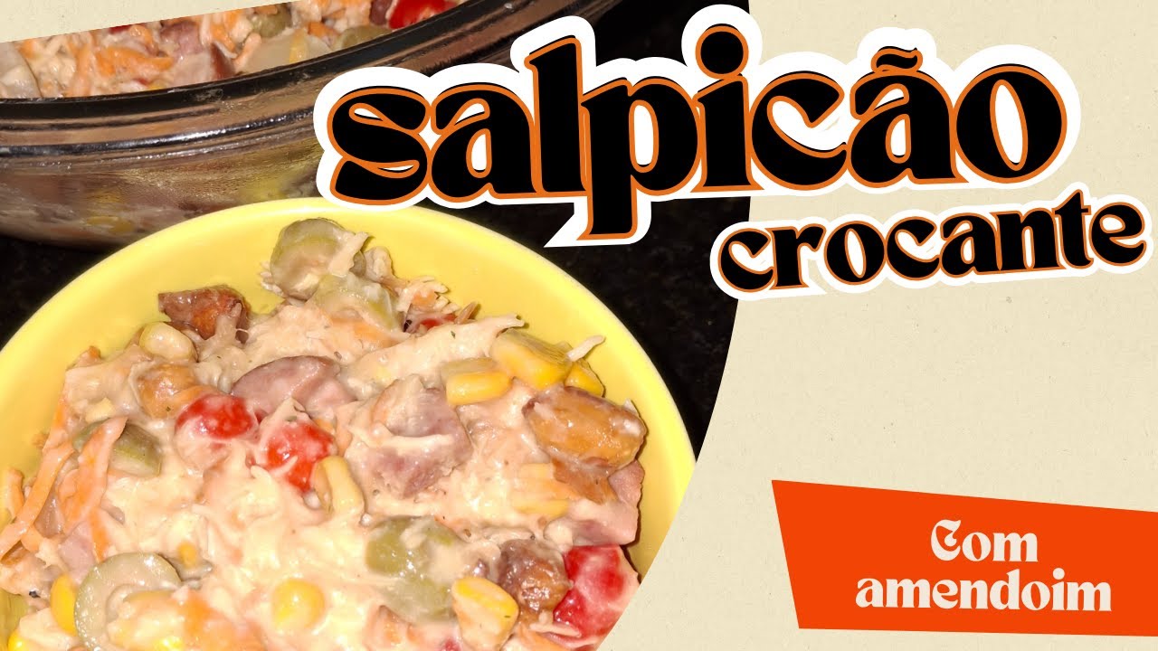 Salpicão diferente e delicioso 😱❤️ Amendoim doce + calabresa